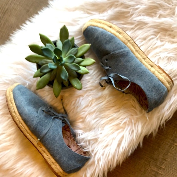 Joie Wallie Denim Espadrille Sneakers size 9.5 - Picture 4 of 11